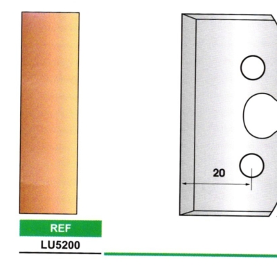 Profil pour porte-outils Universel Lurem – Ht 50 mm